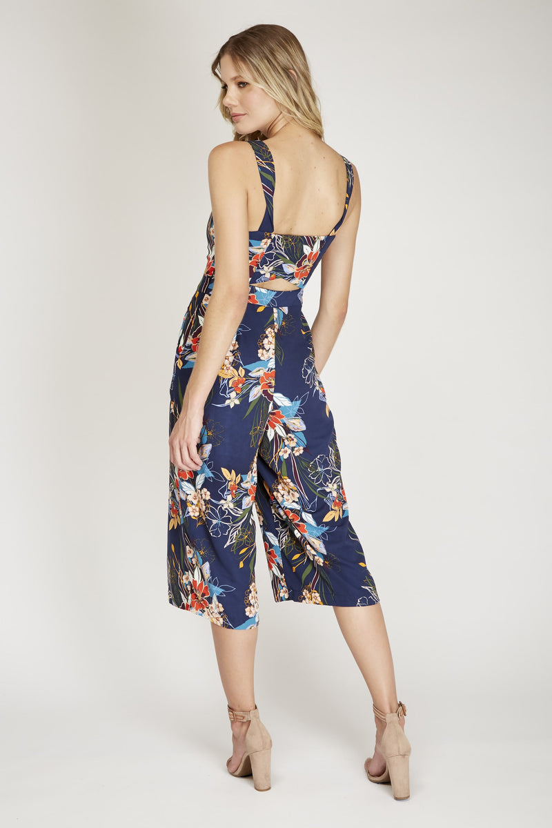 Jumpsuit con estampado floral - ICONYWEAR